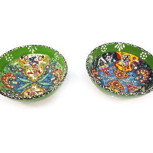 Turkish Handmade Floral Bowl